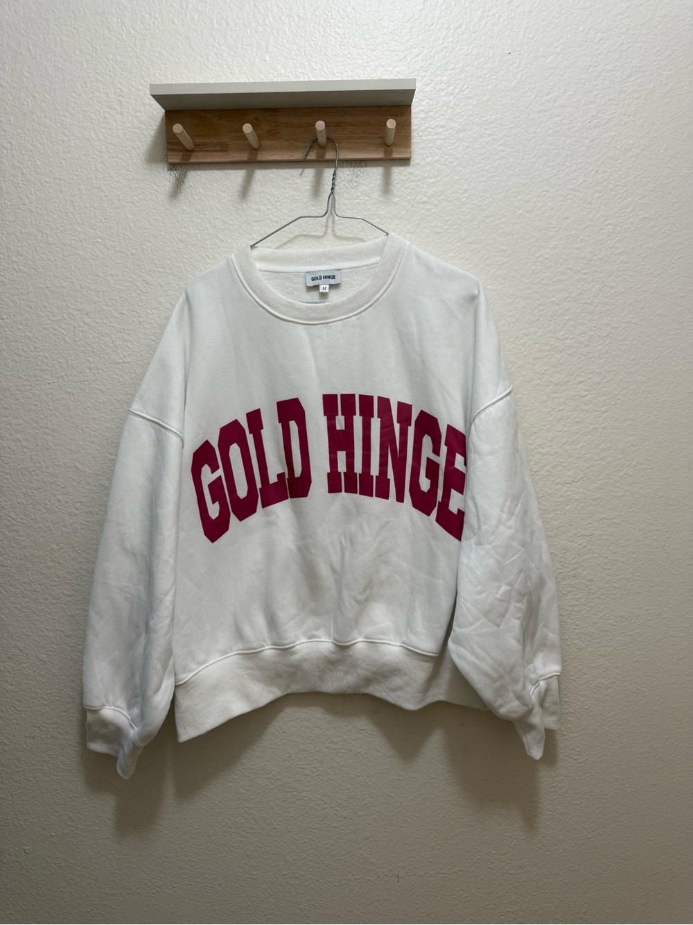Gold Hinge Wide Arm Crewneck - Picture 2 of 3